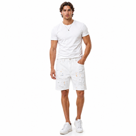 HME Men’s Signature Rust Denim Shorts