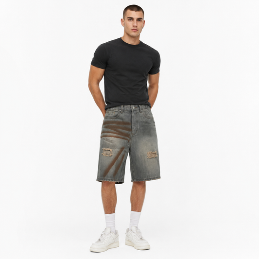 HME Men’s Classic Tan Denim Shorts