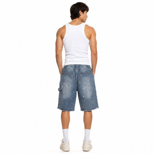HME Men’s Prime Light Wash Denim Shorts