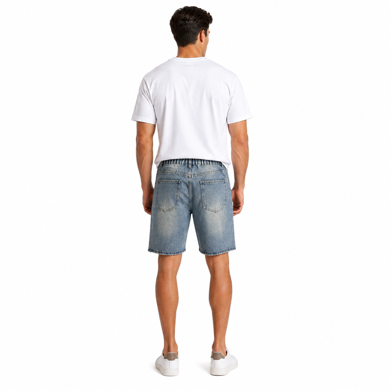 HME Men’s Brown Denim Shorts