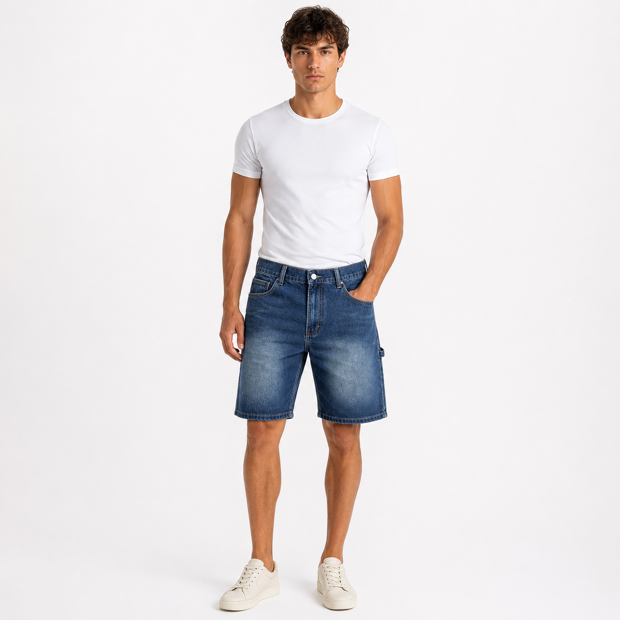 HME Men’s Dark Wash Denim Shorts