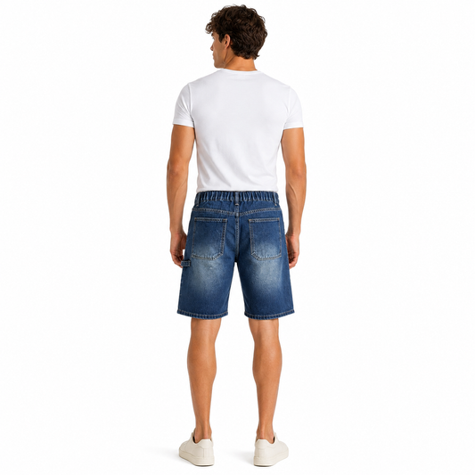 HME Men’s Dark Wash Denim Shorts