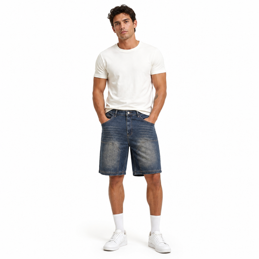 HME Men’s Charcoal Denim Shorts