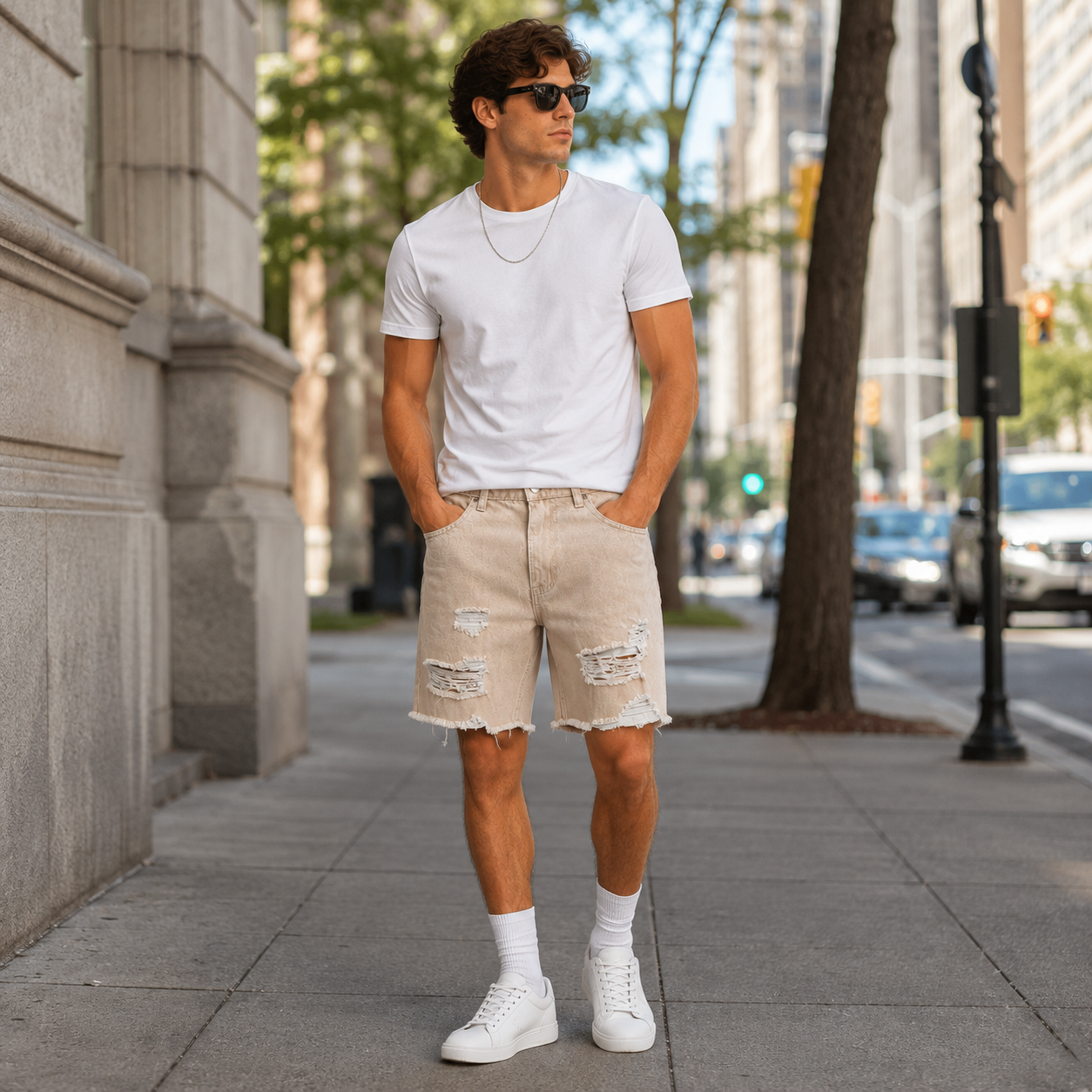 HME Men’s Rust Denim Shorts
