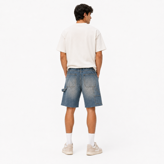 HME Men’s Studio Light Wash Denim Shorts