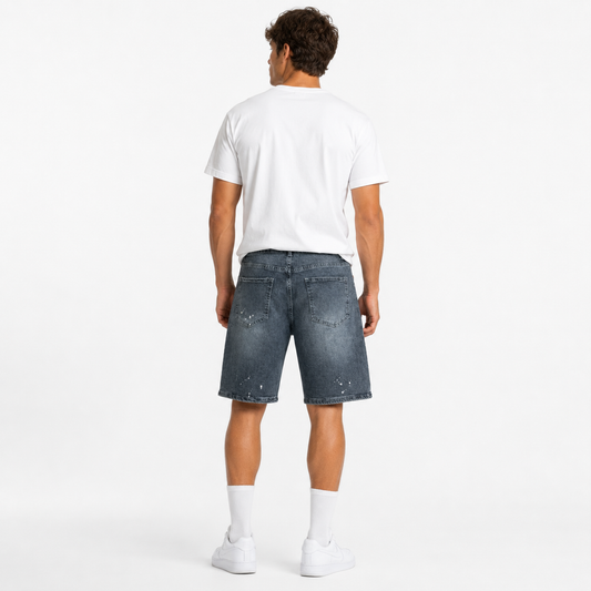 HME Men’s Classic Light Wash Denim Shorts