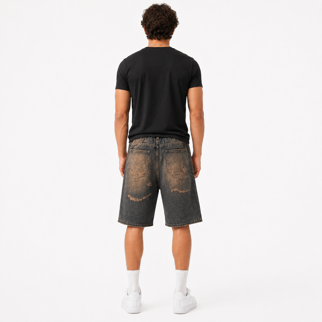 HME Men’s Classic Grey Denim Shorts
