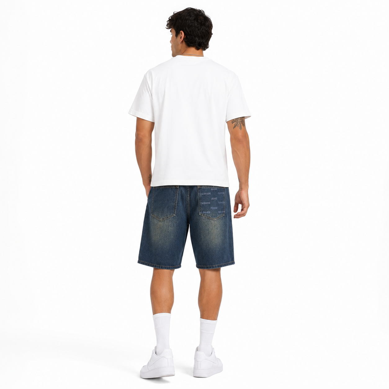 HME Men’s Tan Denim Shorts