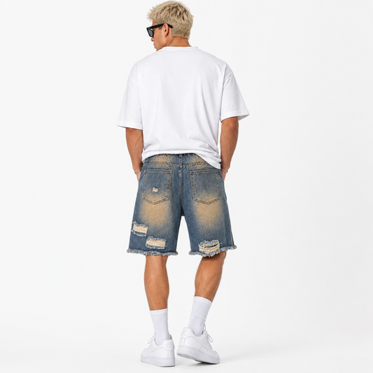 HME Men’s Signature Light Wash Denim Shorts