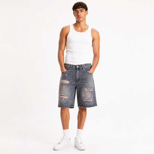 HME Men’s Original Light Wash Denim Shorts