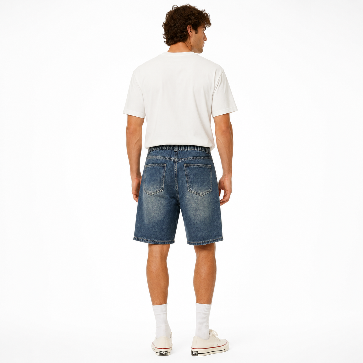 HME Men’s Signature Grey Denim Shorts