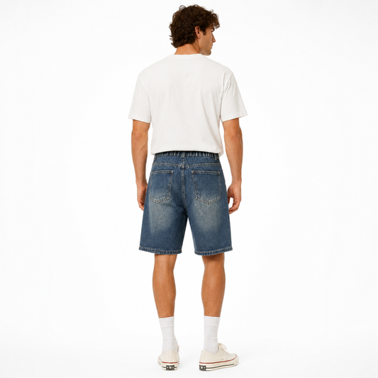 HME Men’s Signature Grey Denim Shorts
