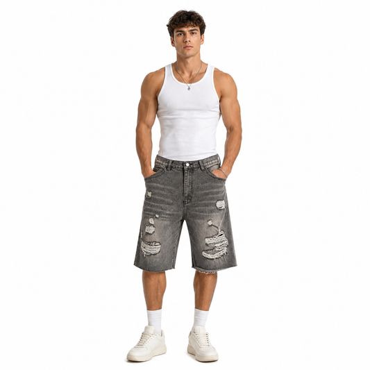 HME Men’s Signature Dark Wash Denim Shorts