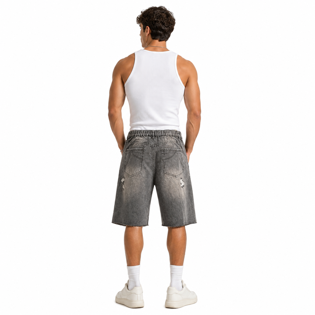 HME Men’s Signature Dark Wash Denim Shorts