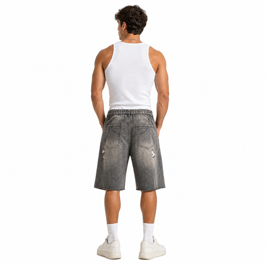 HME Men’s Signature Dark Wash Denim Shorts